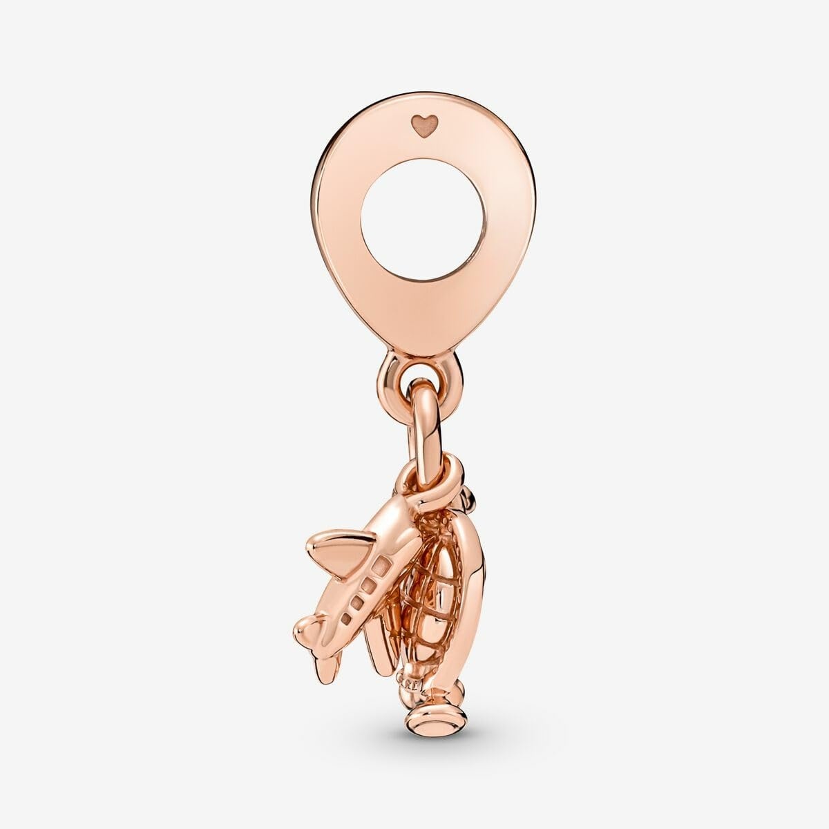 image:imagePANDORA Airplane Globe amp Suitcase Triple Dangle Charm Gift for Her Compatible Moments Rose Charm With Gift Box