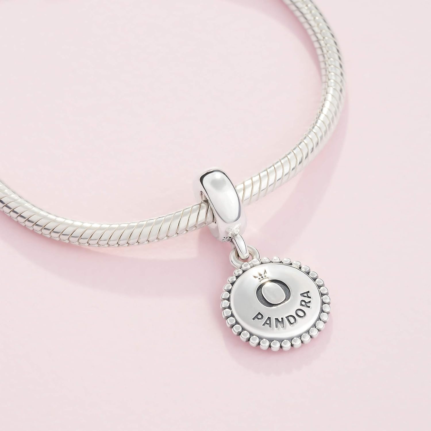 image:imagePANDORA Baby Teddy Bear Dangle Charm Gift for Her Compatible with PANDORA Moments Sterling Silver with Cubic Zirconia amp Enamel With Gift Box