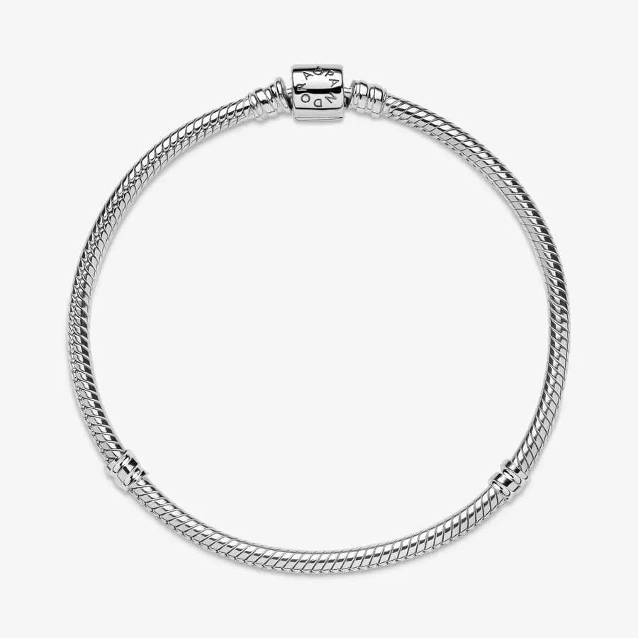 image:imagePANDORA Barrel Clasp Snake Chain BraceletGold