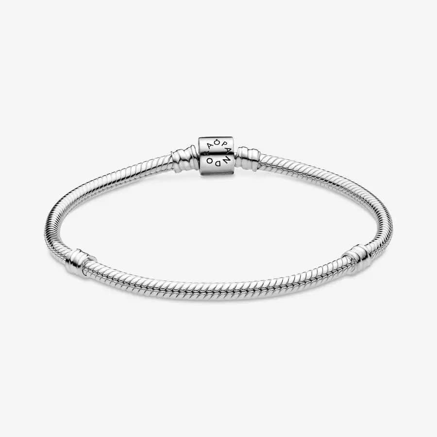 image:imagePANDORA Barrel Clasp Snake Chain BraceletGold