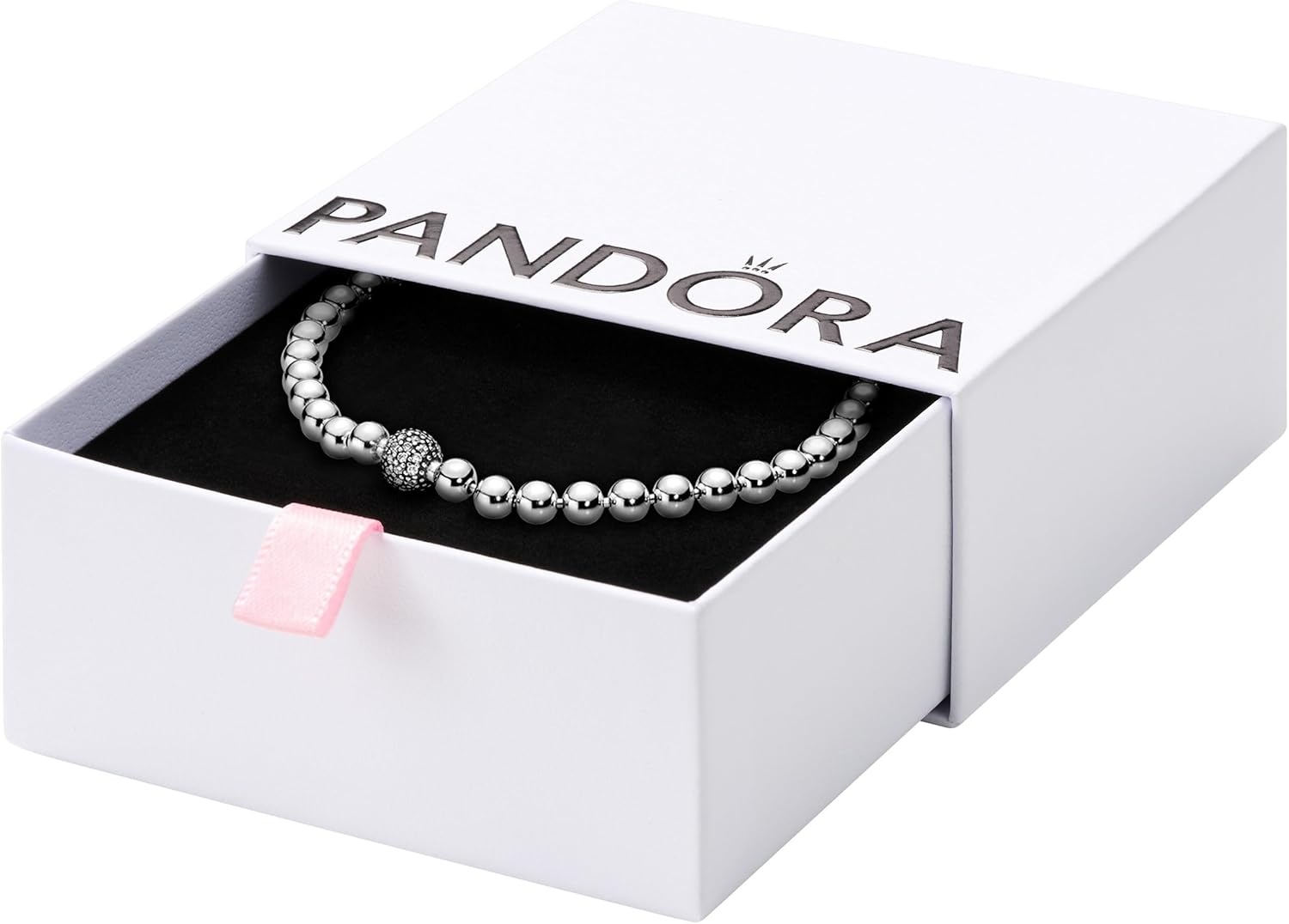 image:imagePANDORA Beads amp Pav Bracelet Bracelet for Women Gift for Her With Gift Box83 Inches