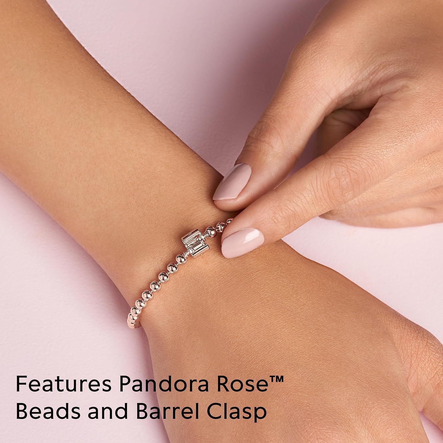 image:imagePANDORA Beads amp Pav Bracelet Bracelet for Women Gift for Her With Gift Box83 Inches