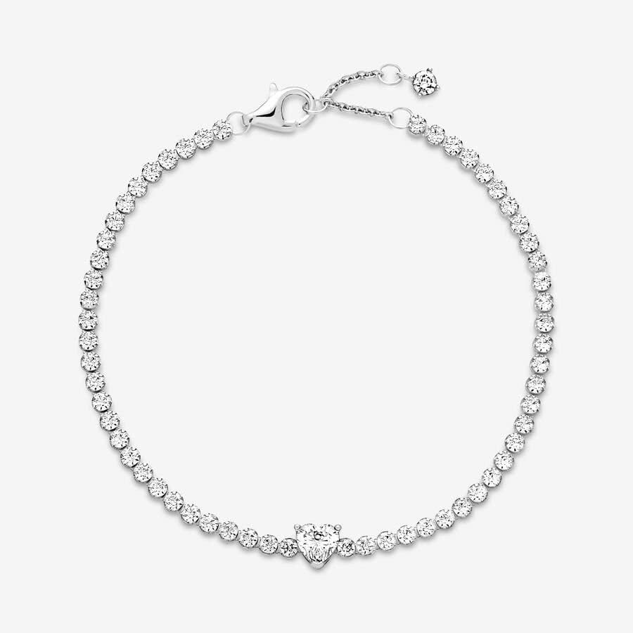 image:imagePANDORA Beads amp Pav Bracelet Timeless Bracelet for Women Gift for Her Sterling Silver amp Cubic Zirconia With Gift Box71 Inches
