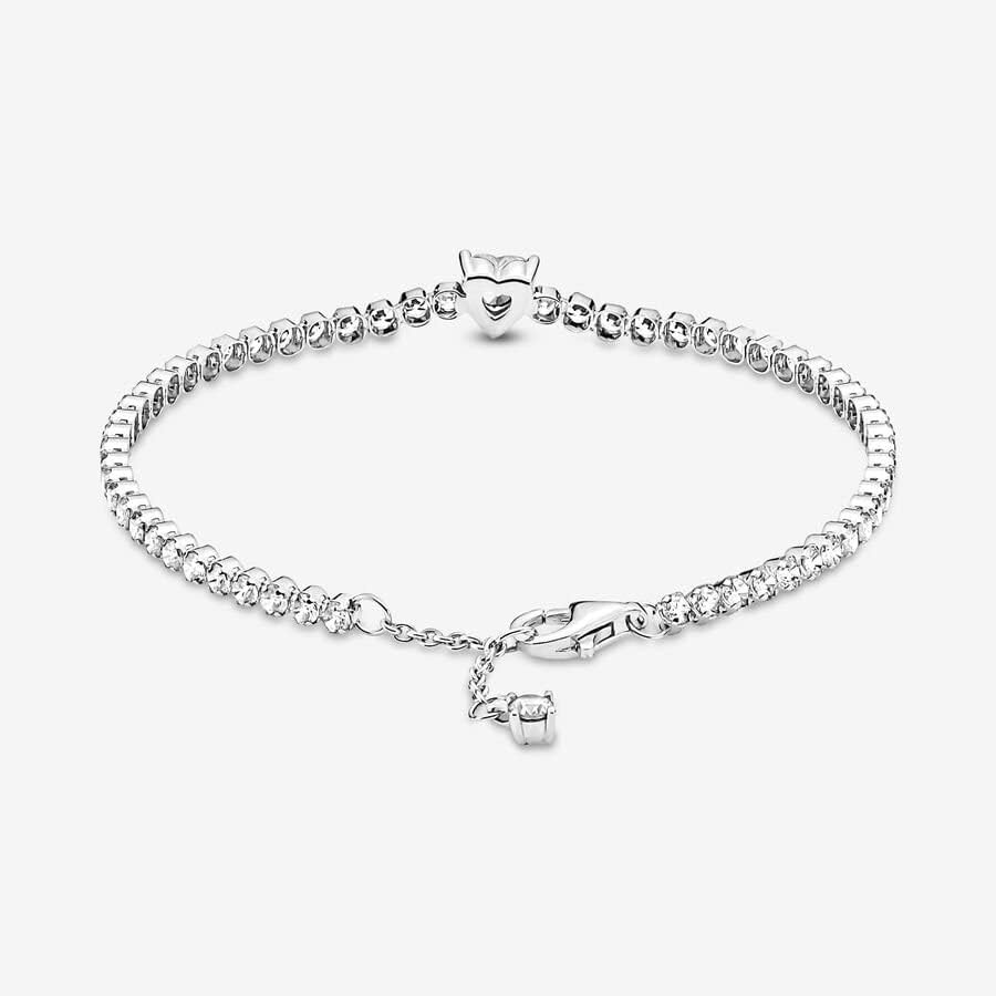 image:imagePANDORA Beads amp Pav Bracelet Timeless Bracelet for Women Gift for Her Sterling Silver amp Cubic Zirconia With Gift Box71 Inches