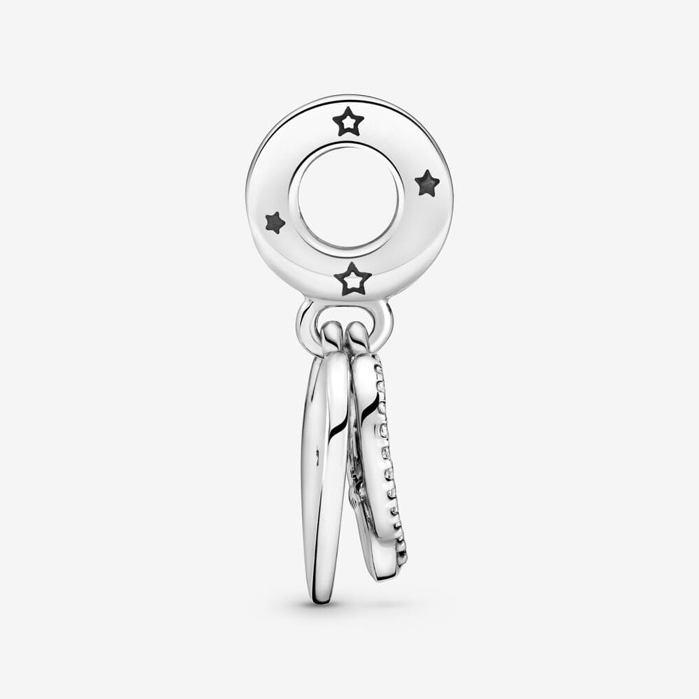 image:imagePANDORA Cats amp Hearts Dangle Charm Compatible with PANDORA Moments Jewelry for Women Gift for Women Sterling Silver Cubic Zirconia amp Enamel With Gift Box