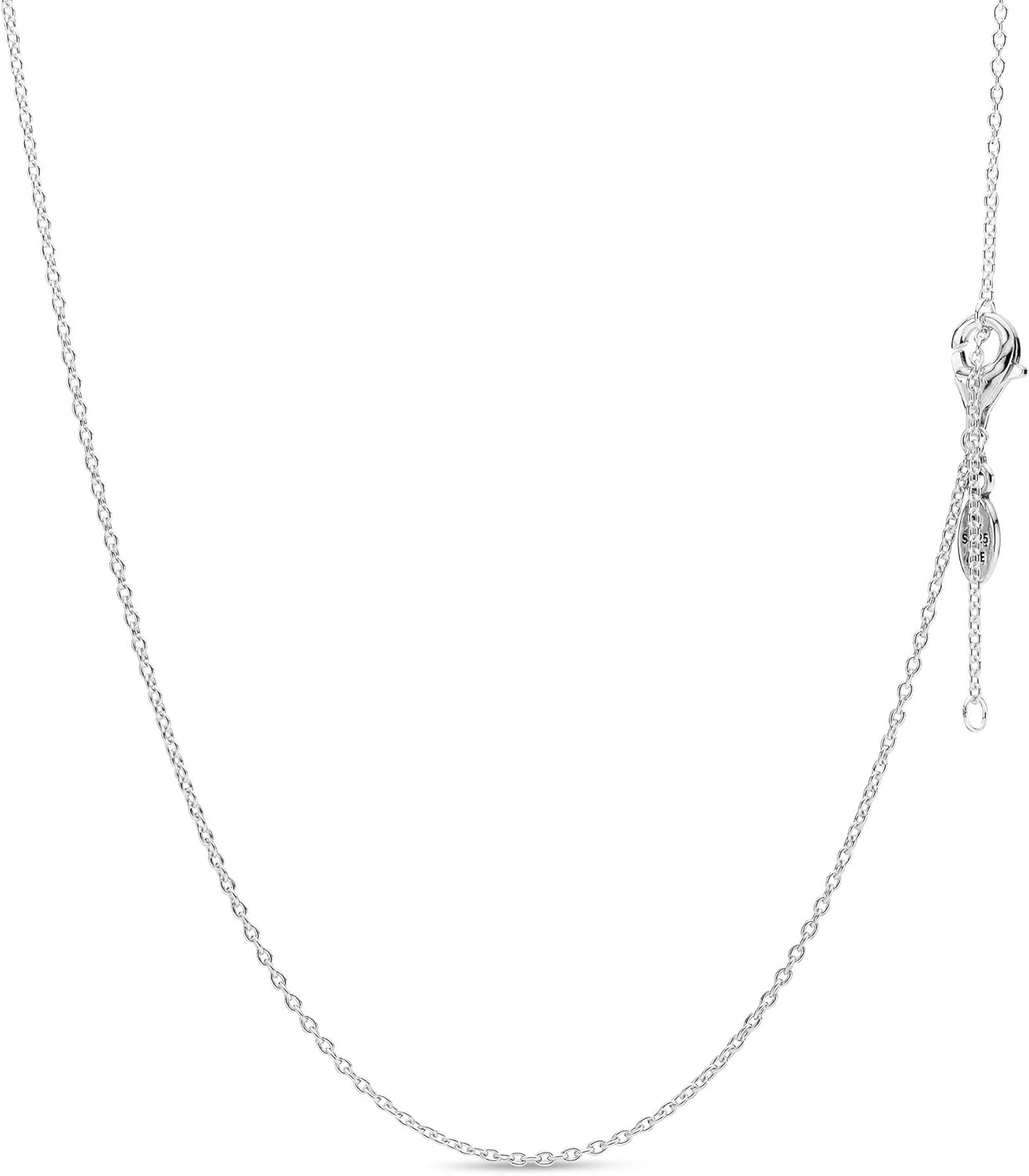 image:imagePANDORA Classic Chain Necklace Stunning Womens Jewelry Gift for Her Sterling Silver Adjustable Classic Necklace With Gift Box 177