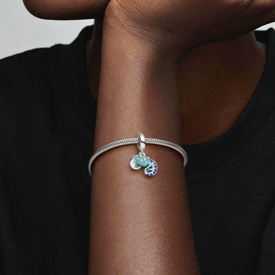 image:imagePANDORA ColorChanging Chameleon Dangle Charm Bracelet Charm Moments Bracelets Stunning Womens Jewelry Gift for Women Made with Sterling Silver amp Enamel With Gift Box
