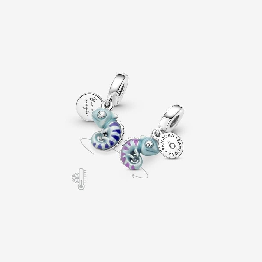 image:imagePANDORA ColorChanging Chameleon Dangle Charm Bracelet Charm Moments Bracelets Stunning Womens Jewelry Gift for Women Made with Sterling Silver amp Enamel With Gift Box