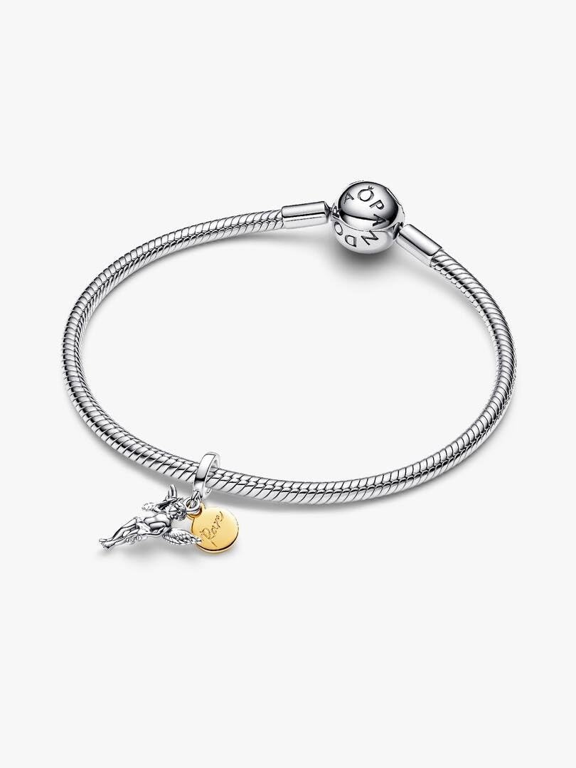 image:imagePANDORA Cupid Dangle Charm Sterling Silver amp 14k Gold Plated Compatible with PANDORA Moments amp ME Jewelry for Women with Gift Box