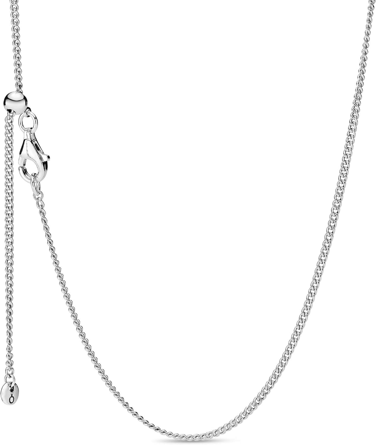 image:imagePANDORA Curb Chain Necklace Compatible with PANDORA Moments Charms Gift for Her Sterling Silver Jewelry for Women With Gift Box 236