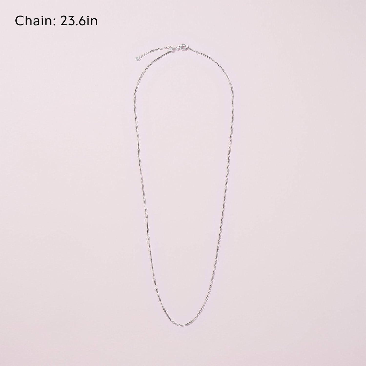 image:imagePANDORA Curb Chain Necklace Compatible with PANDORA Moments Charms Gift for Her Sterling Silver Jewelry for Women With Gift Box 236