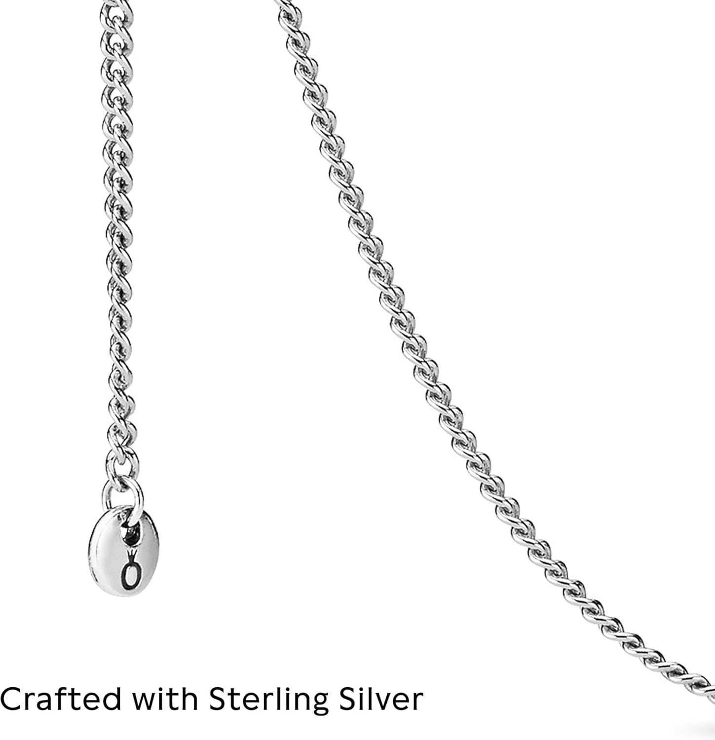 image:imagePANDORA Curb Chain Necklace Compatible with PANDORA Moments Charms Gift for Her Sterling Silver Jewelry for Women With Gift Box 236
