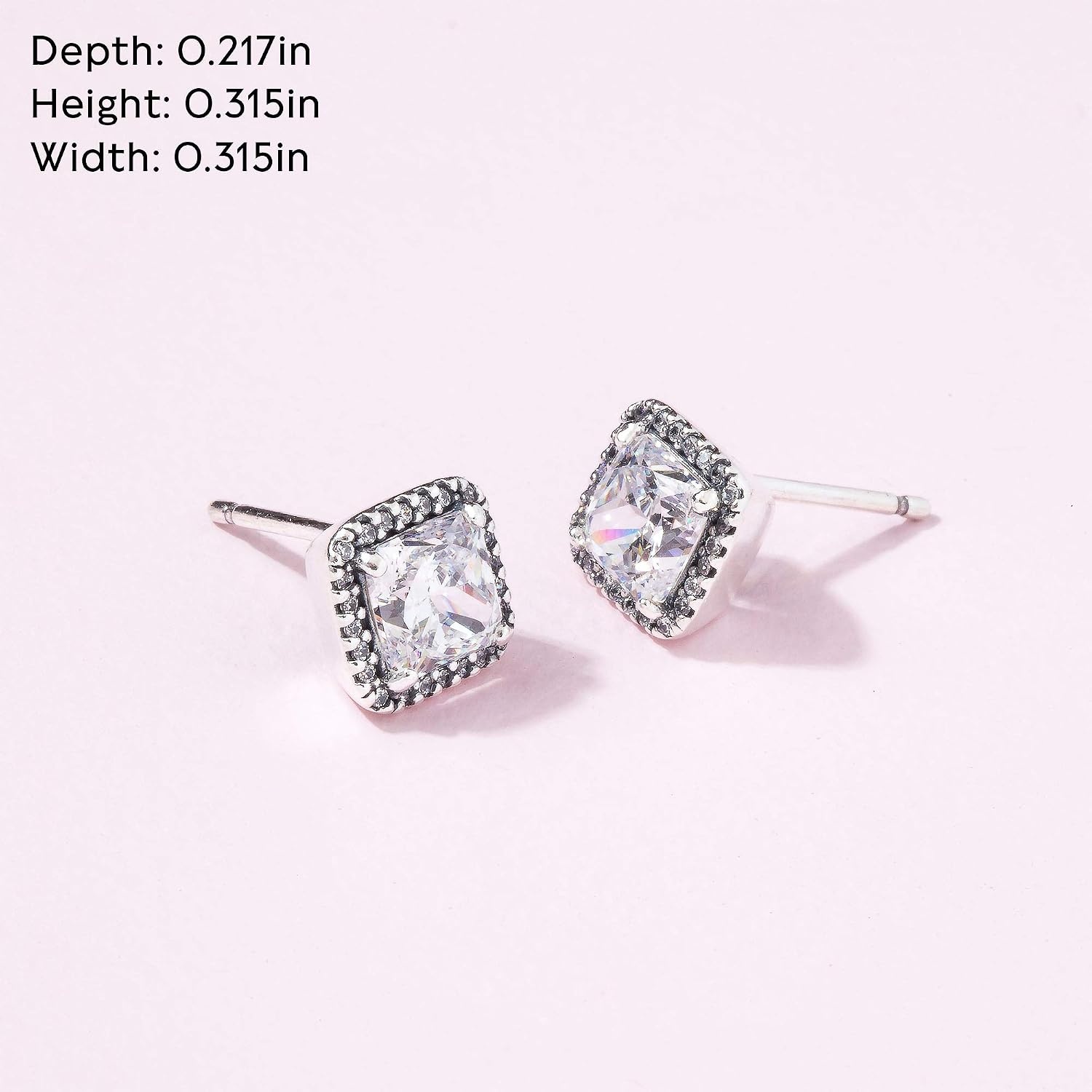image:imagePANDORA Elegance Earrings Timeless Earrings for Women Gift for Her Sterling Silver amp Cubic Zirconia With Gift Box