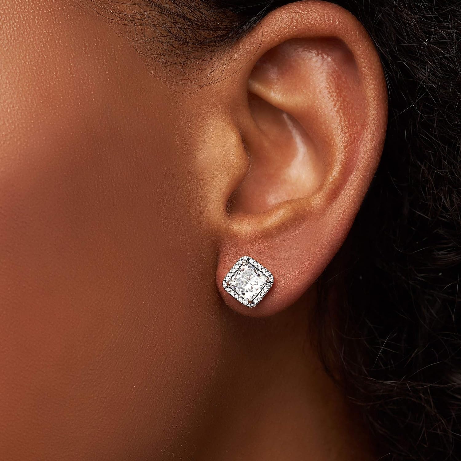 image:imagePANDORA Elegance Earrings Timeless Earrings for Women Gift for Her Sterling Silver amp Cubic Zirconia With Gift Box