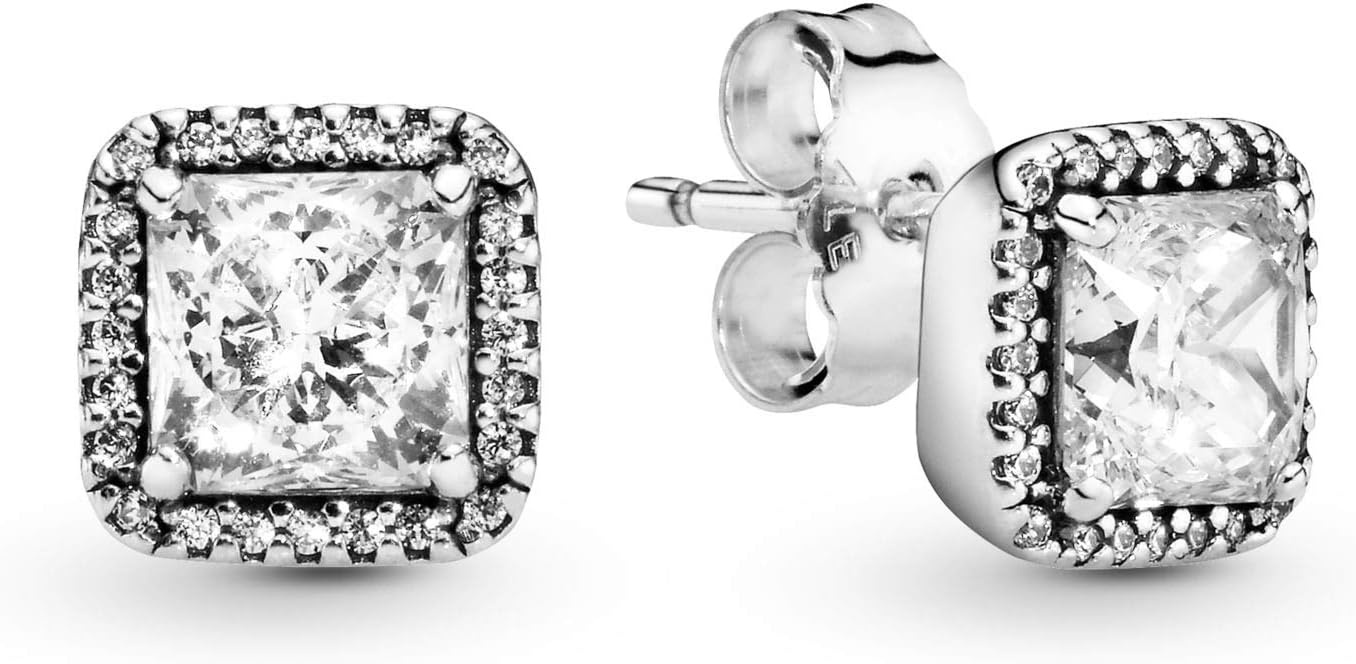 image:imagePANDORA Elegance Earrings Timeless Earrings for Women Gift for Her Sterling Silver amp Cubic Zirconia With Gift Box
