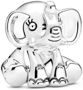 image:imagePANDORA Ellie the Elephant Charm Compatible with PANDORA Moments Jewelry for Women Gift for Her Made with Sterling Silver With Gift Box