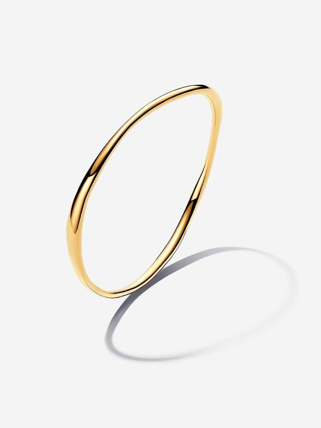 image:imagePANDORA Essence Organically Shaped Bangle 14k GoldPlated Bangle Bracelet for Women Gift for Her Includes Gift Box19