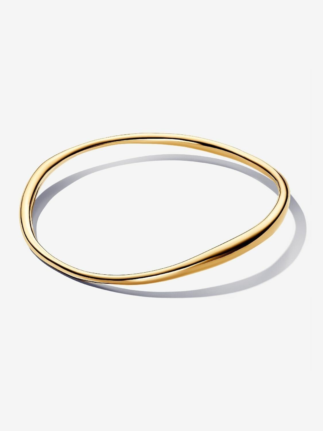image:imagePANDORA Essence Organically Shaped Bangle 14k GoldPlated Bangle Bracelet for Women Gift for Her Includes Gift Box21