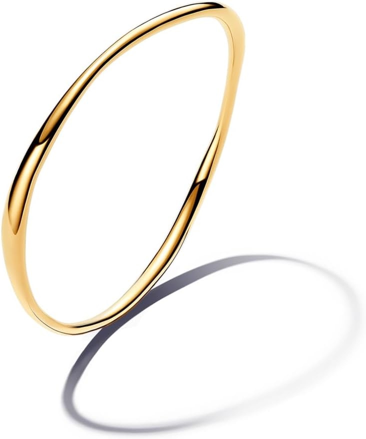 image:imagePANDORA Essence Organically Shaped Bangle 14k GoldPlated Bangle Bracelet for Women Gift for Her Includes Gift Box21