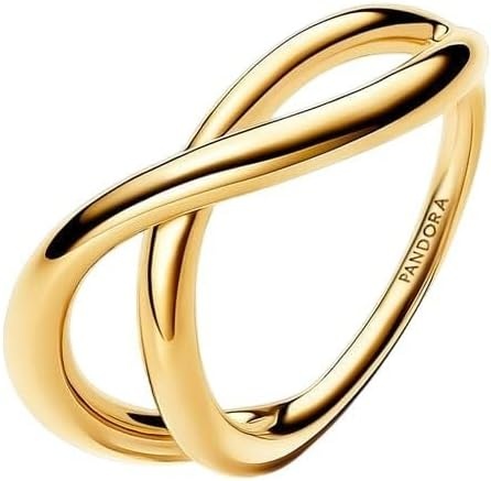 image:imagePANDORA Essence Organically Shaped Infinity Ring 14k GoldPlated Ring for Women Gift for Her Includes Gift Box45