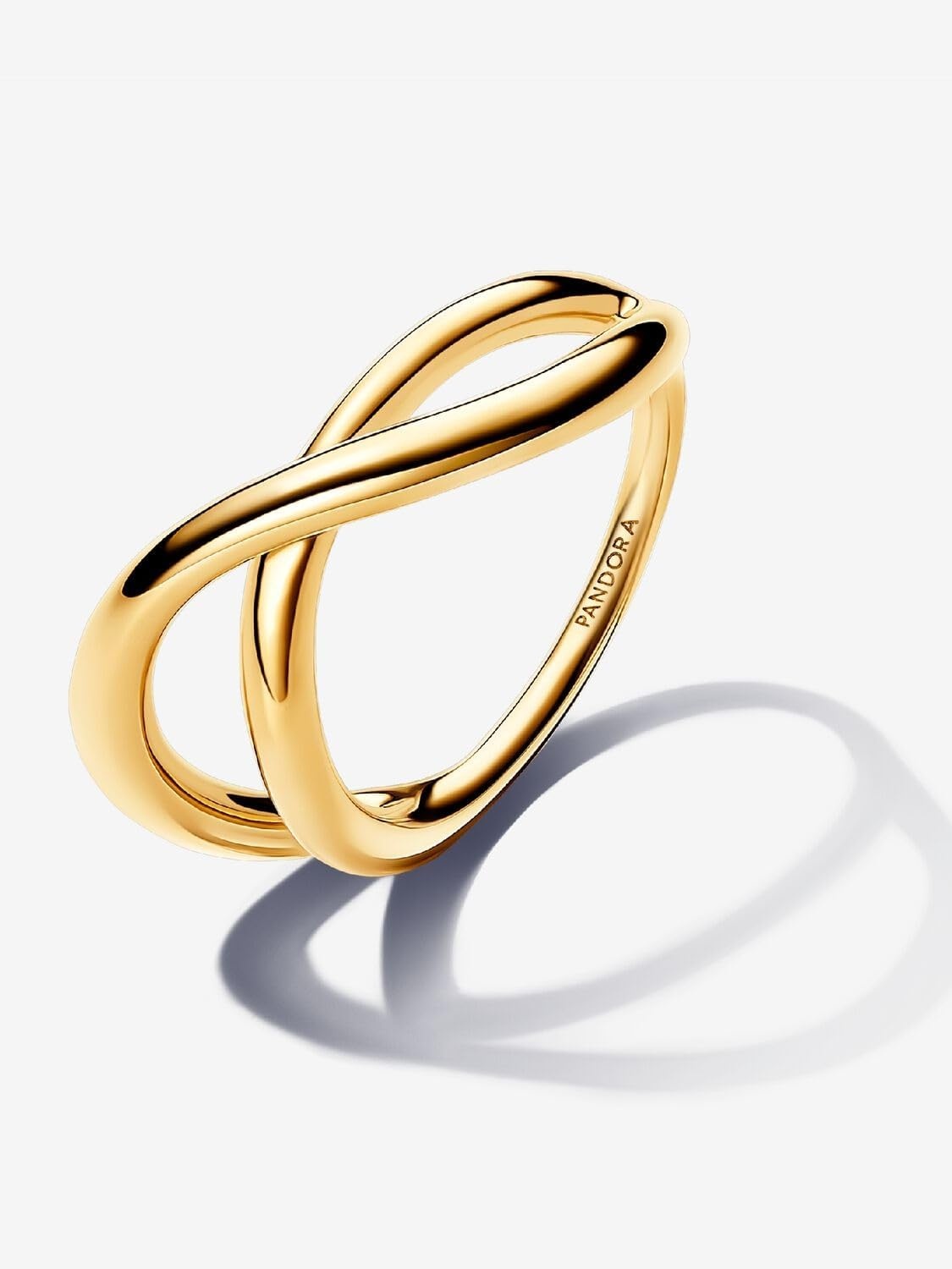 image:imagePANDORA Essence Organically Shaped Infinity Ring 14k GoldPlated Ring for Women Gift for Her Includes Gift Box5