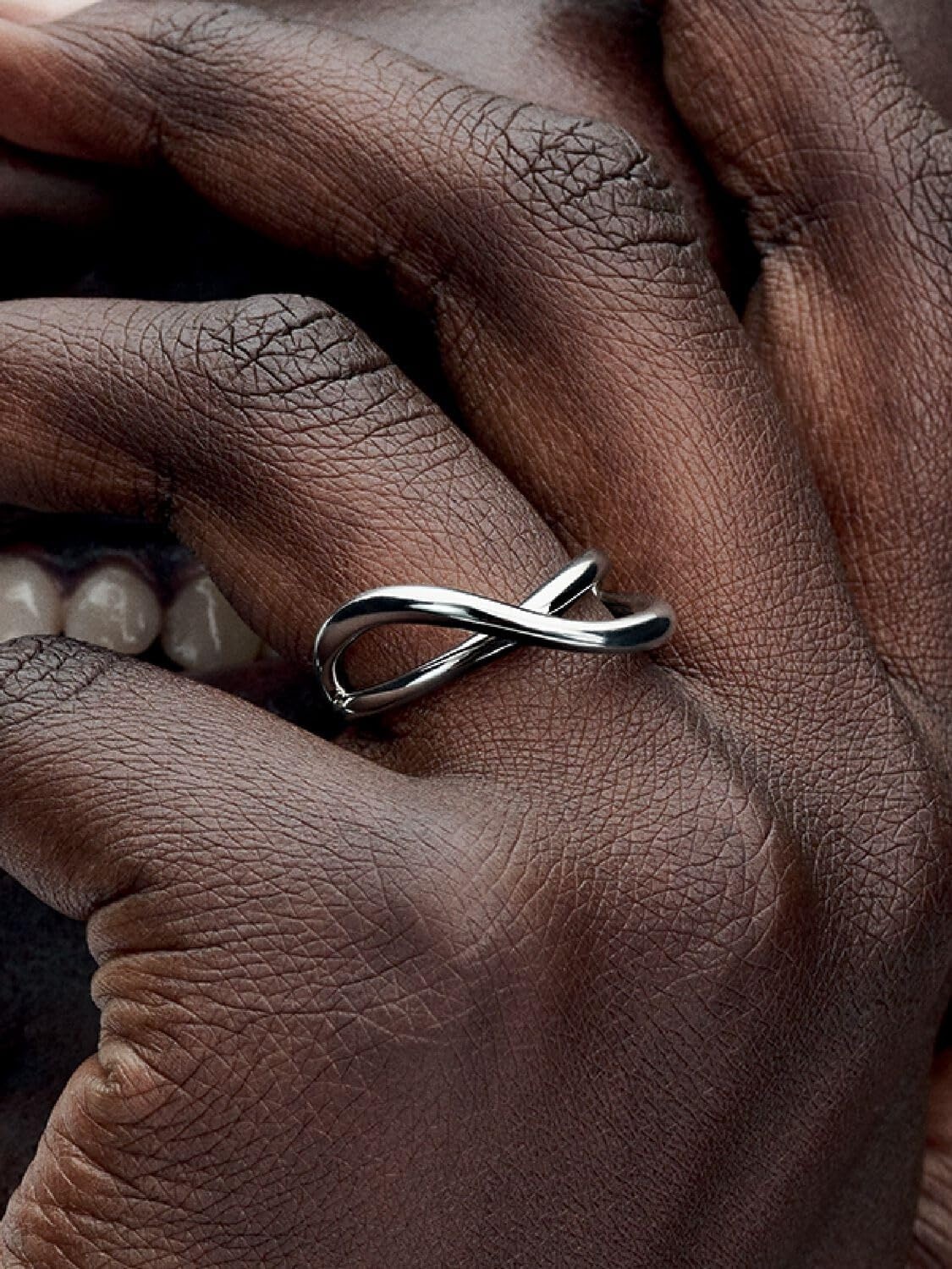 image:imagePANDORA Essence Organically Shaped Infinity Ring Sterling Silver Ring Gift for Her Includes Gift Box5