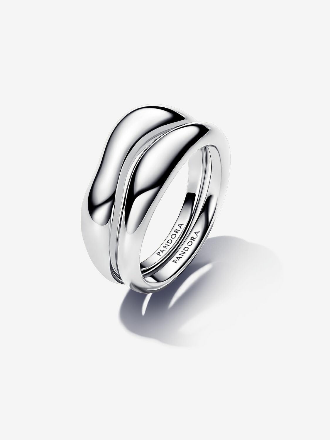 image:imagePANDORA Essence Organically Shaped Stacking Rings Sterling Silver Ring Layering amp Stacking Ring for Women Includes Gift Box75