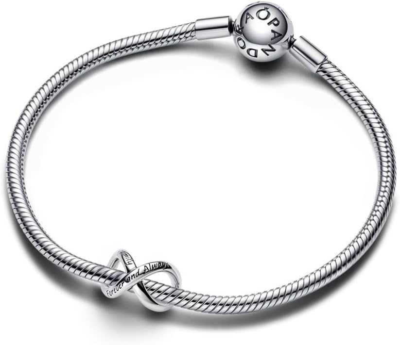 image:imagePANDORA Forever amp Always Infinity Charm Sterling Silver Compatible with PANDORA Moments Jewelry for Women with Gift Box