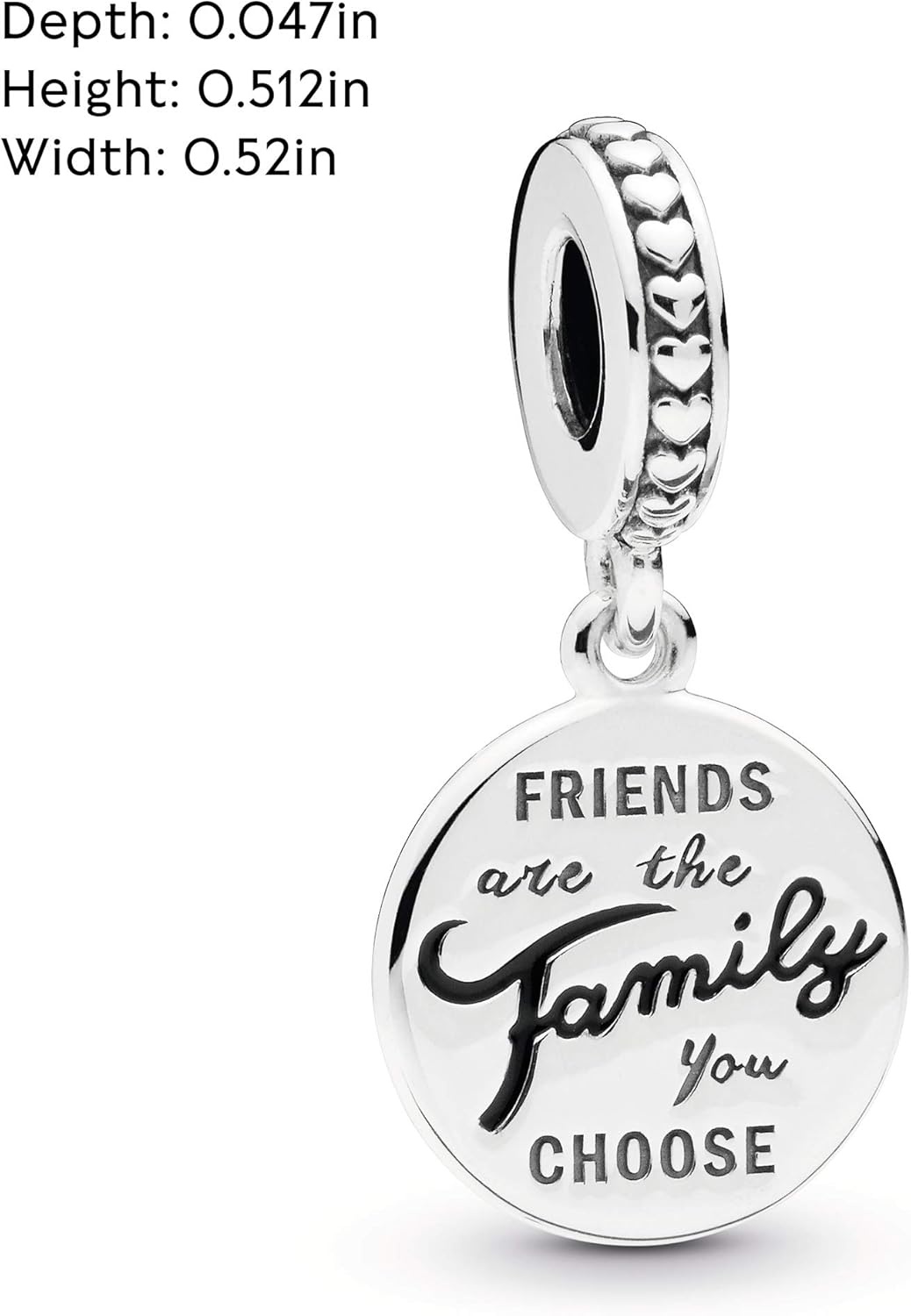 image:imagePANDORA Friends Are Family Dangle Charm Compatible with PANDORA Moments Jewelry for Women Gift for Her Made with Sterling Silver amp Enamel With Gift Box