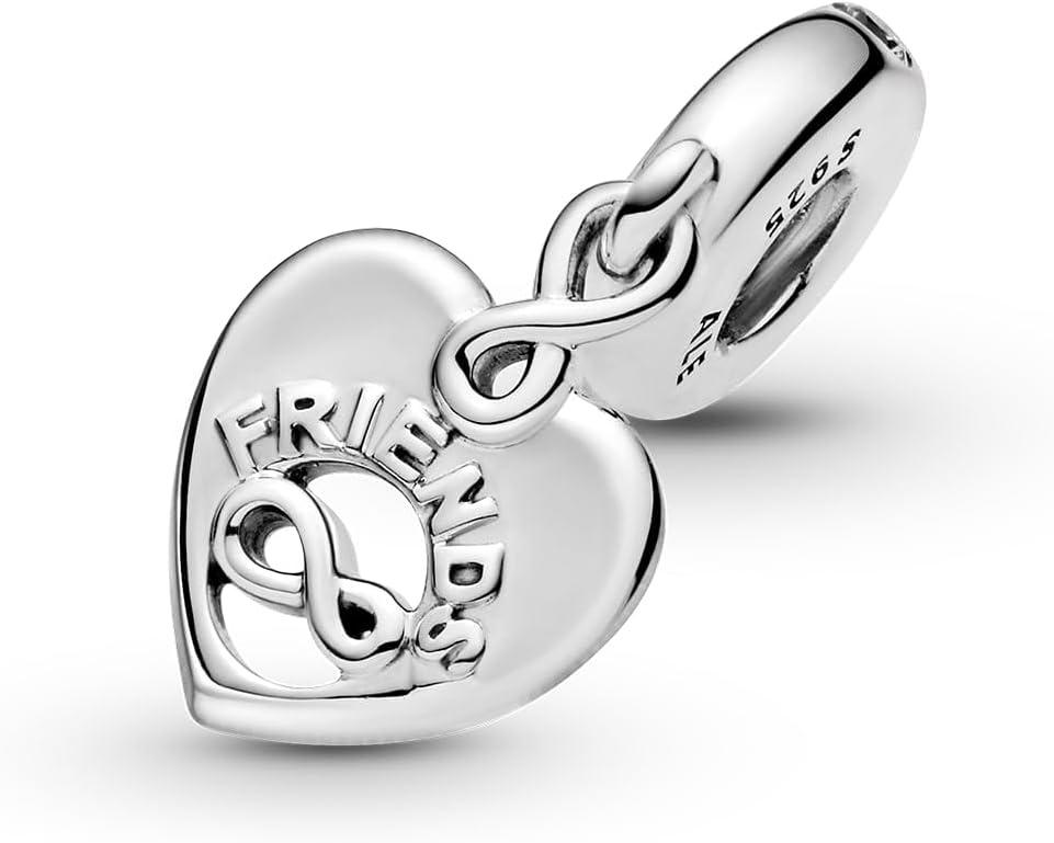image:imagePANDORA Friends Forever Heart Dangle Charm