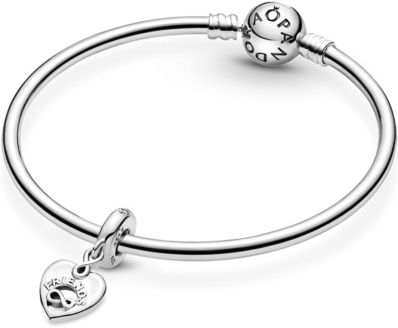 image:imagePANDORA Friends Forever Heart Dangle Charm