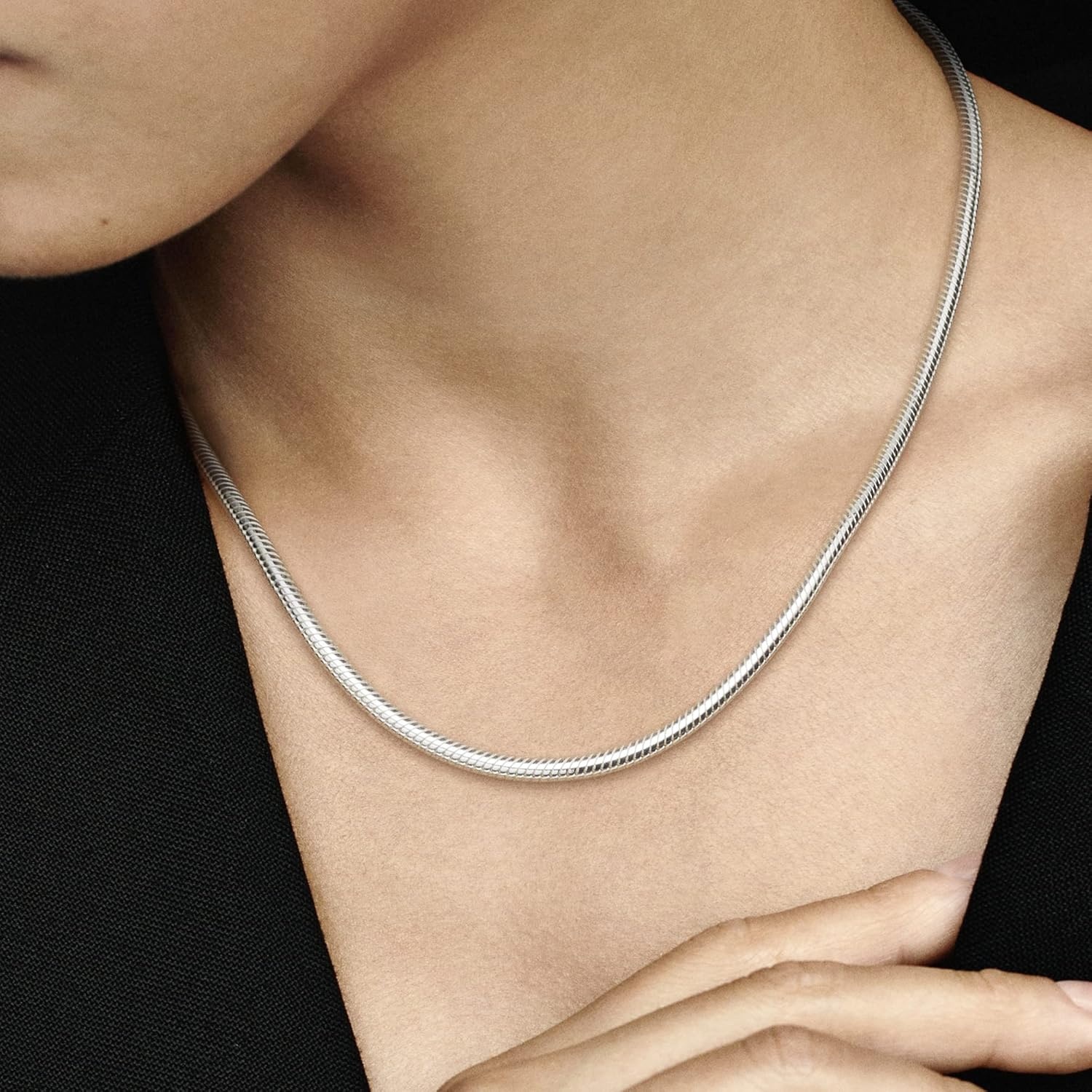 image:imagePANDORA Iconic Snake Chain Charm Necklace 590742HV