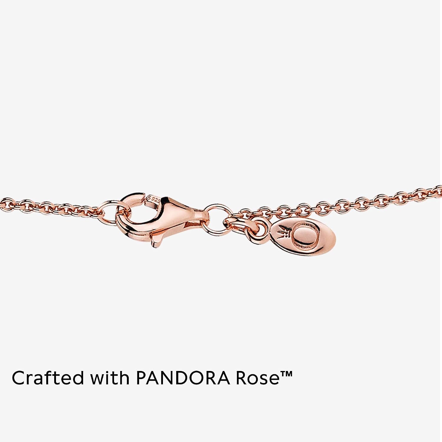 image:imagePANDORA Jewelry Classic Cable Chain Necklace with Lobster Clasp Great Gift for Women Made Rose Gold With Gift Box354