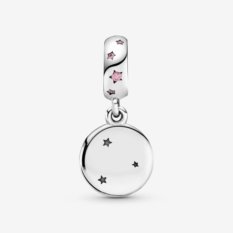 image:imagePANDORA Jewelry Forever Sisters Dangle Charm Compatible with PANDORA Moments Sterling Silver Charm with Cubic Zirconia Gift with Gift Box