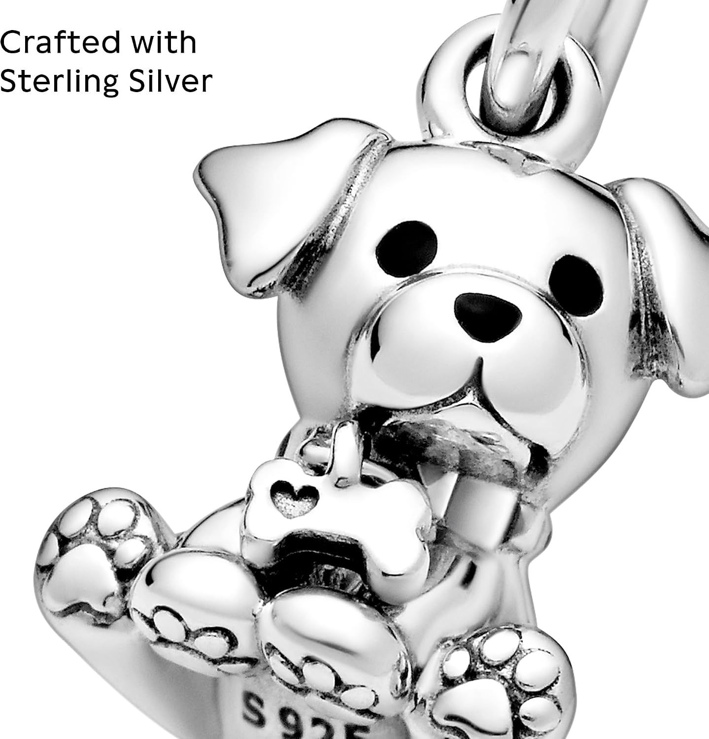 image:imagePANDORA Labrador Puppy Dog Dangle Charm Compatible with PANDORA Moments Sterling Silver amp Enamel Gift for Her Jewelry for Women with Gift Box