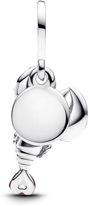 image:imagePANDORA Lobster Dangle Charm Sterling Silver Enamel amp Cubic Zirconia Compatible with PANDORA Moments amp ME Jewelry for Women with Gift Box