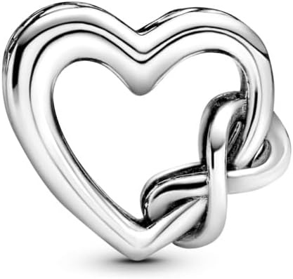 image:imagePANDORA Love You Mom Infinity Heart Charm Engraved Mom Heart Design Mothers Day Jewelry with Gift Box Compatible Moments Charm Bracelets Sterling Silver