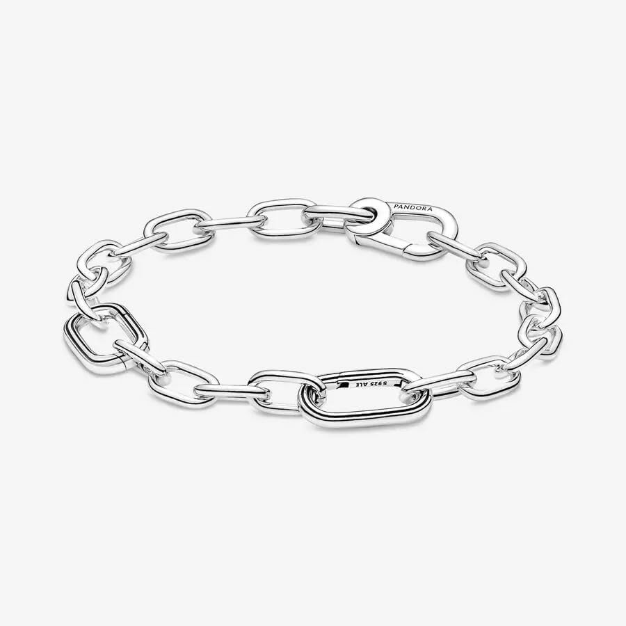 image:imagePANDORA ME Link Chain Bracelet Bracelet for Women Compatible with ME Charms Features 2 Connectors Gift for Her Sterling Silver With Gift Box79 Inches