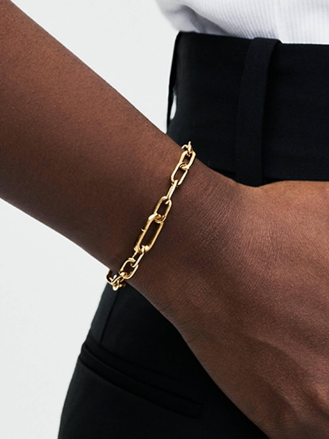 image:imagePANDORA ME SmallLink Chain Bracelet Compatible ME Jewelry Gift for Her with Gift Box14k Gold Plated