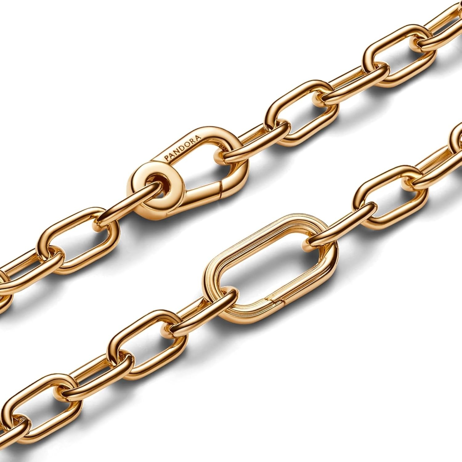 image:imagePANDORA ME SmallLink Chain Necklace Compatible ME Jewelry Gift for Her 14k Gold Necklace Adjustable Gold Necklace Jewelry for Women With Gift Box 197
