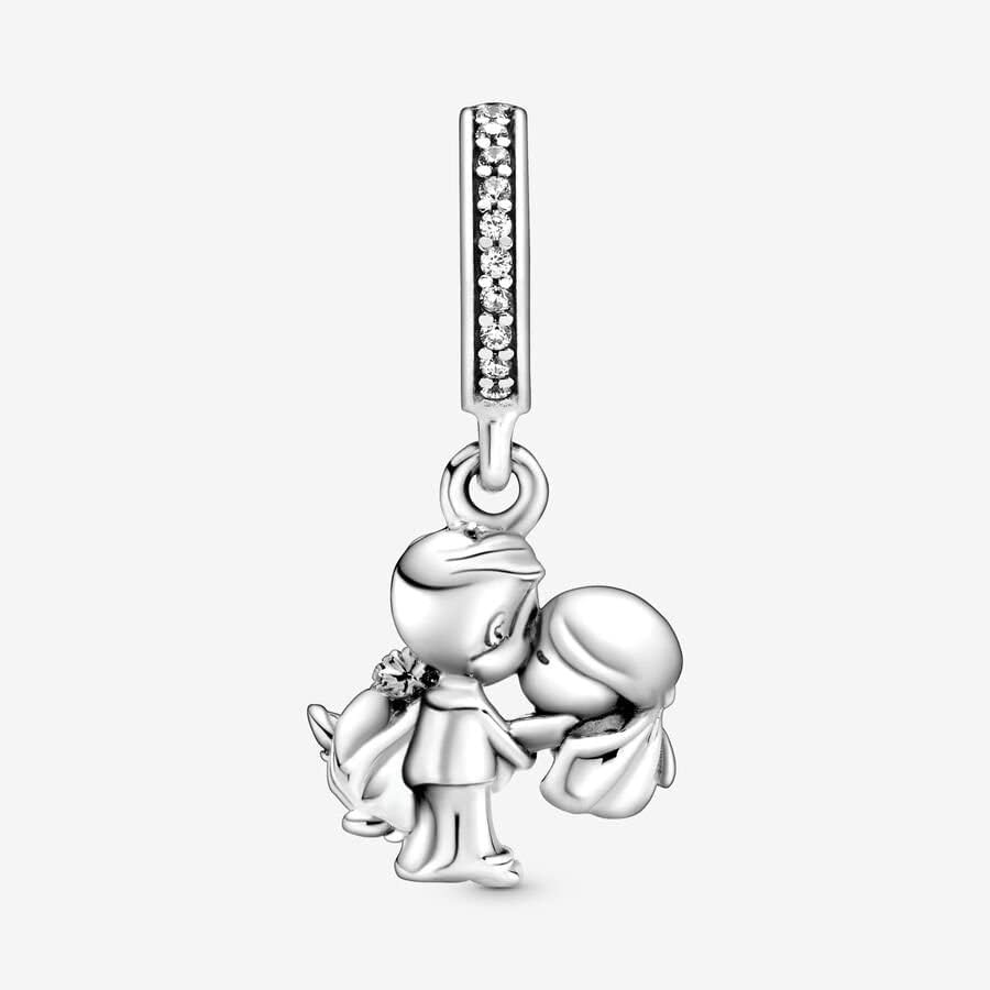 image:imagePANDORA Married Couple Dangle Charm Compatible Moments Bracelets Jewelry for Women Gift for Women Made with Sterling Silver amp Cubic Zirconia With Gift Box