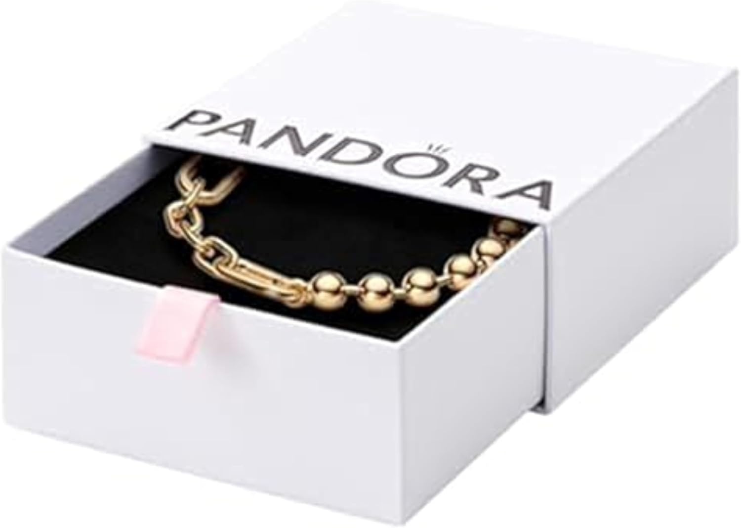 image:imagePANDORA Metal Bead amp Link Chain Bracelet Compatible ME Charms Gift for Her With Gift Box63 Inches