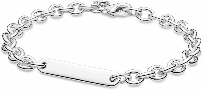 image:imagePANDORA Moment Engravable Bar Link Bracelet Includes Gift BoxSilver