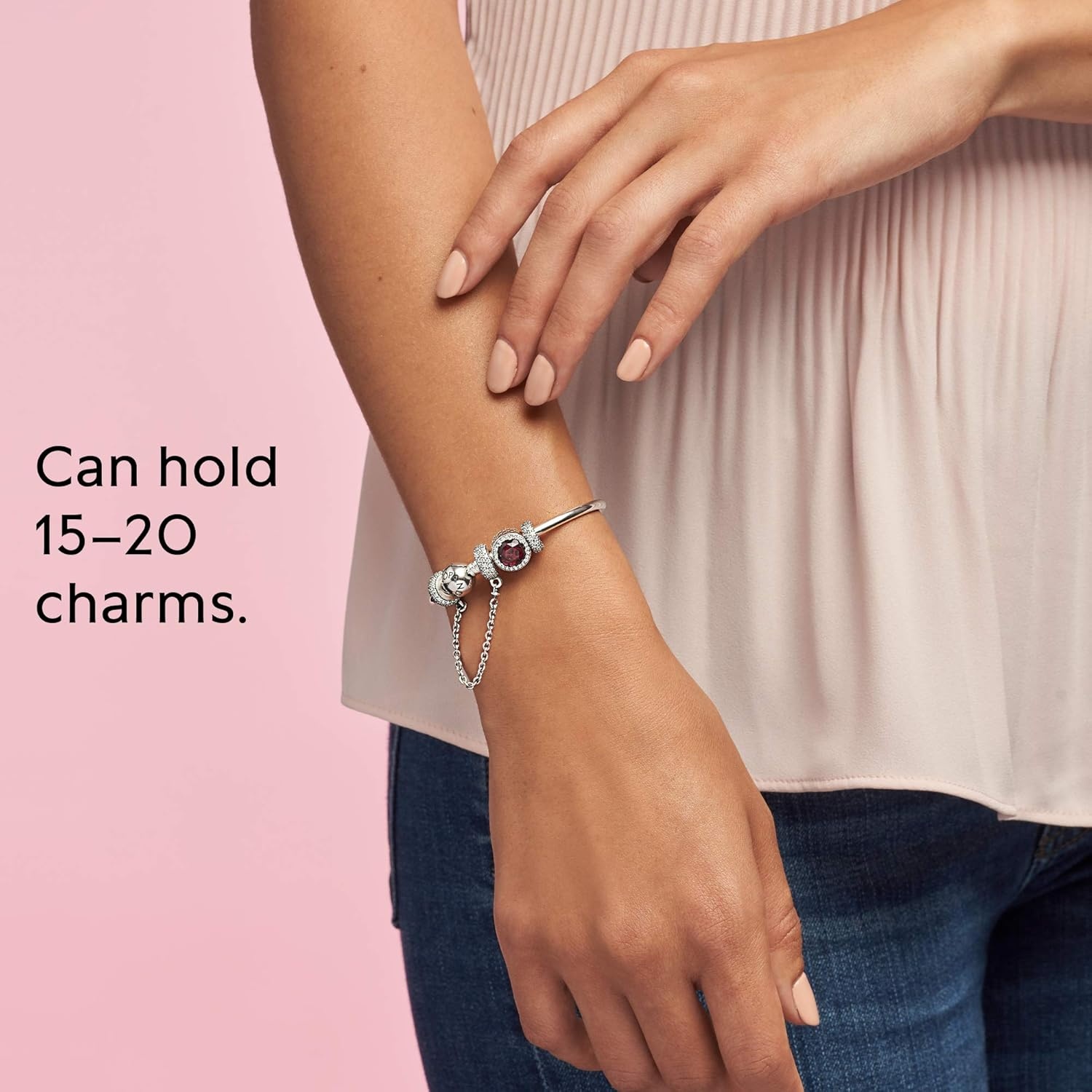 image:imagePANDORA Moments Ball Clasp Bangle Bracelet Bracelet for Women With Gift Box