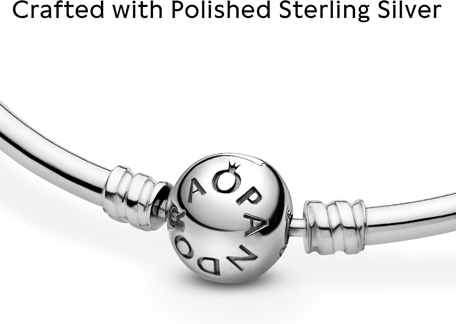 image:imagePANDORA Moments Ball Clasp Bangle Bracelet Bracelet for Women With Gift BoxSterling Silver