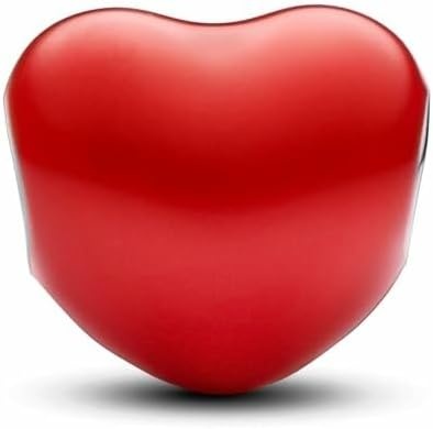 image:imagePANDORA Moments ColorChanging Hidden Message Heart Charm Sterling Silver Charm with Red Enamel Jewelry for Women Includes Gift Box