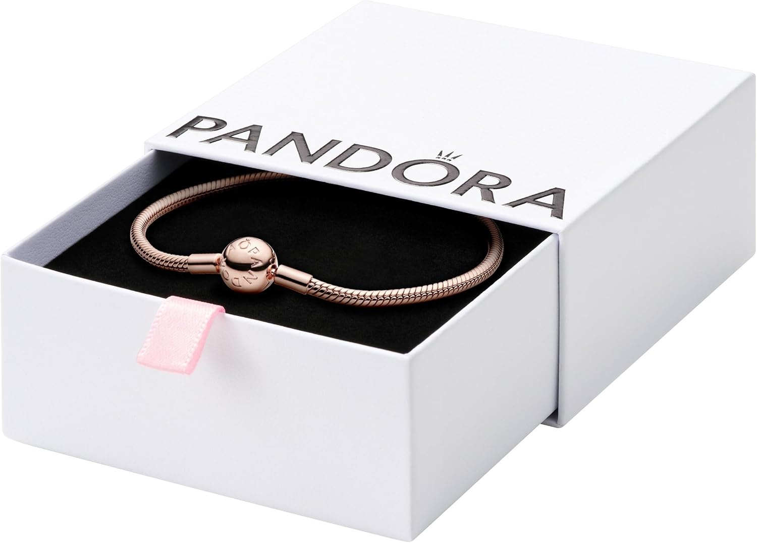 image:imagePANDORA Moments Snake Chain Bracelet HandFinished Charm Bracelet Jewelry for Her with Gift Box Compatible Moments Charms Sterling Silver67 Inches