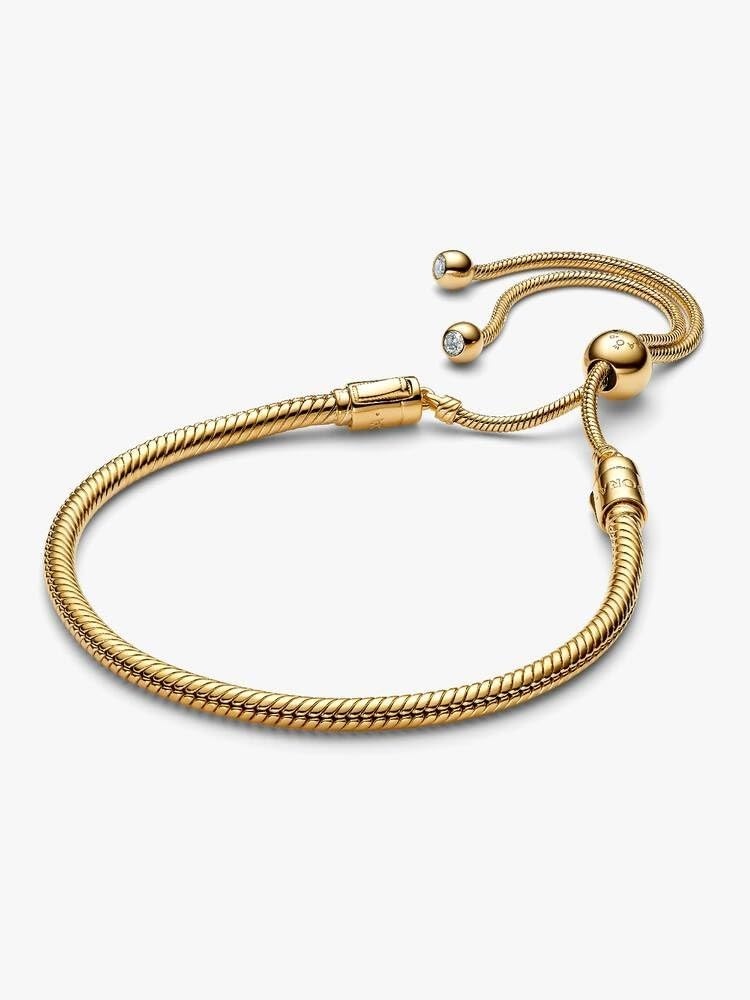 image:imagePANDORA Moments Snake Chain Slider Bracelet110 Centimeters