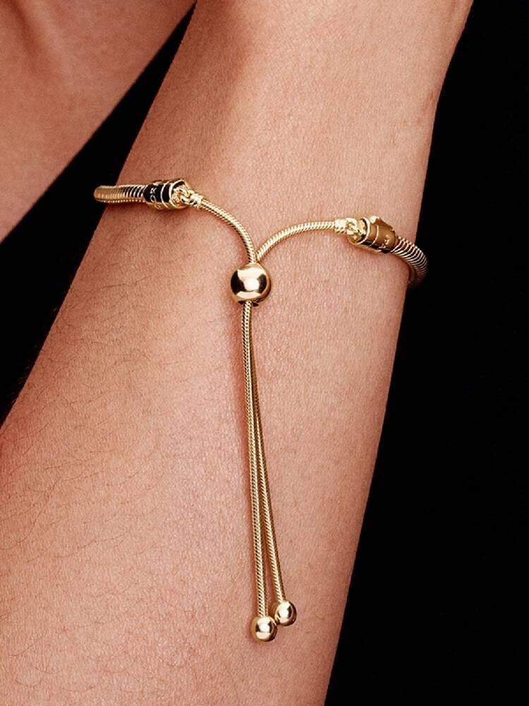 image:imagePANDORA Moments Snake Chain Slider Bracelet110 Centimeters