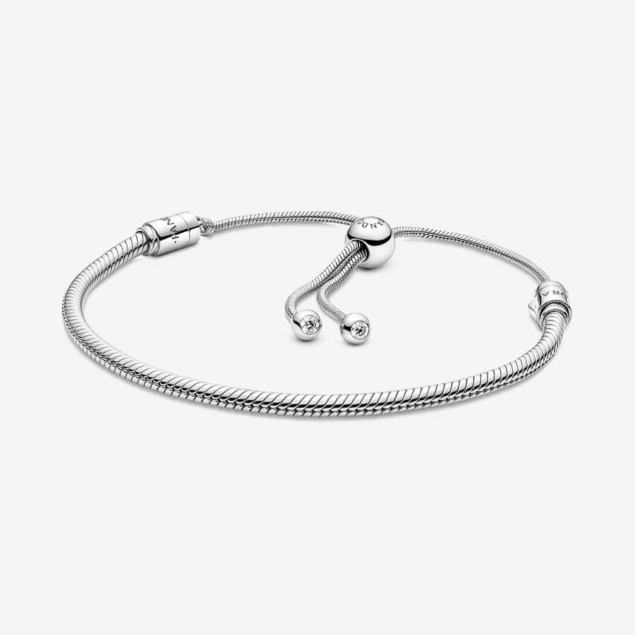 image:imagePANDORA Moments Snake Chain Slider Bracelet110 Inches